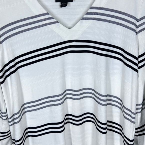 J. Jill Wearever Collection Sz SP Striped Tunic knit Top - Picture 3 of 6